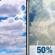 Sunday: Partly Sunny then Scattered Showers And Thunderstorms
