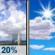 Today: Isolated Showers And Thunderstorms then Mostly Sunny