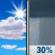 Saturday: Mostly Sunny then Scattered Rain Showers
