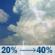 Today: A slight chance of showers and thunderstorms before noon, then a chance of showers and thunderstorms between noon and 2pm, then a chance of showers and thunderstorms. Mostly cloudy. High near 78, with temperatures falling to around 76 in the afternoon. Southwest wind 6 to 14 mph, with gusts as high as 26 mph. Chance of precipitation is 40%. New rainfall amounts less than a tenth of an inch possible. Today: Slight Chance Showers And Thunderstorms then Chance Showers And Thunderstorms