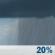 Thursday: Slight Chance Rain Showers