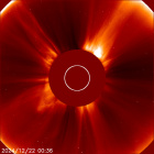 Latest LASCO C2 image of the Sun