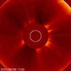 Latest LASCO C2 image of the Sun