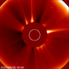 Latest LASCO C2 image of the Sun