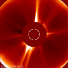 Latest LASCO C2 image of the Sun