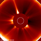 Latest LASCO C2 image of the Sun