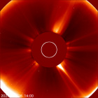 Latest LASCO C2 image of the Sun
