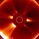 Latest LASCO C2 image of the Sun