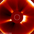Latest LASCO C2 image of the Sun
