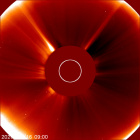 Latest LASCO C2 image of the Sun