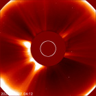 Latest LASCO C2 image of the Sun