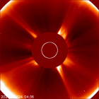 Latest LASCO C2 image of the Sun