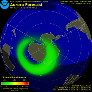 Current Southern hemispheric power input map