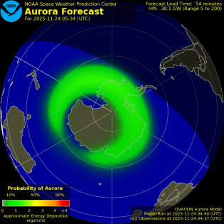 Current Southern hemispheric power input map