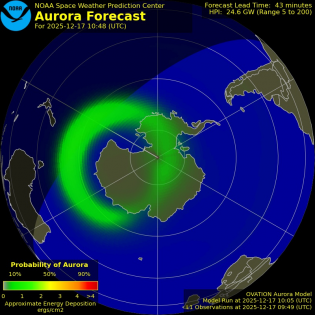 Current Southern hemispheric power input map