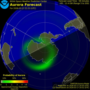 Current Southern hemispheric power input map