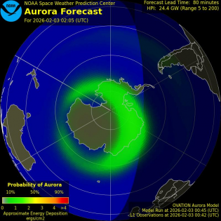 Current Southern hemispheric power input map