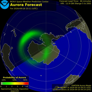 Current Southern hemispheric power input map