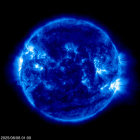 Click for time-lapse image of the sun