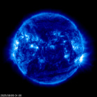Click for time-lapse image of the sun