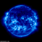 Click for time-lapse image of the sun