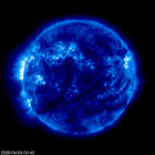 Click for time-lapse image of the sun