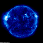 Click for time-lapse image of the sun