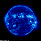 Click for time-lapse image of the sun