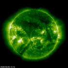 SOHO EIT 195 image of the sun