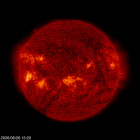 SOHO EIT 304 image of the sun