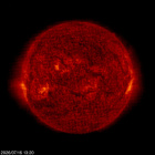 SOHO EIT 304 image of the sun